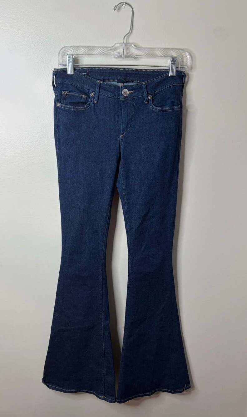True Religion Low Rise Bell Bottom Jeans